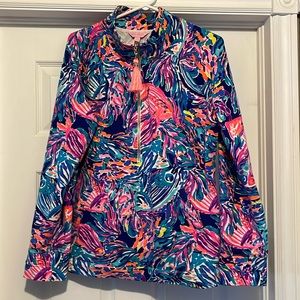 Lilly Pulitzer skipper popover sweater  deeper coconut ride with me size large